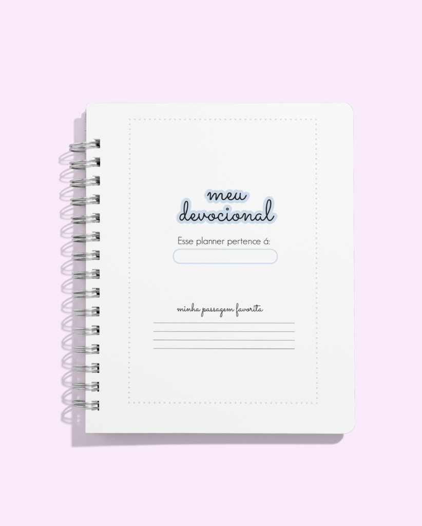 Planner devocional para imprimir PDF