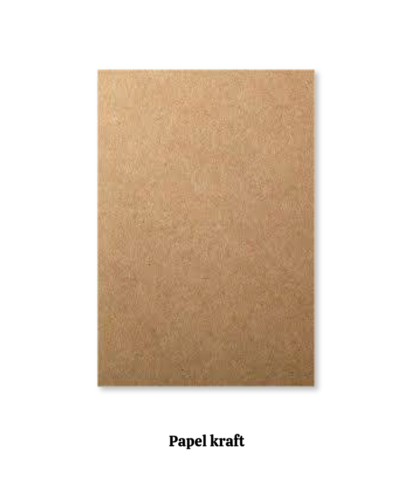 Papel krafit - tipos de de papel para encadernação 