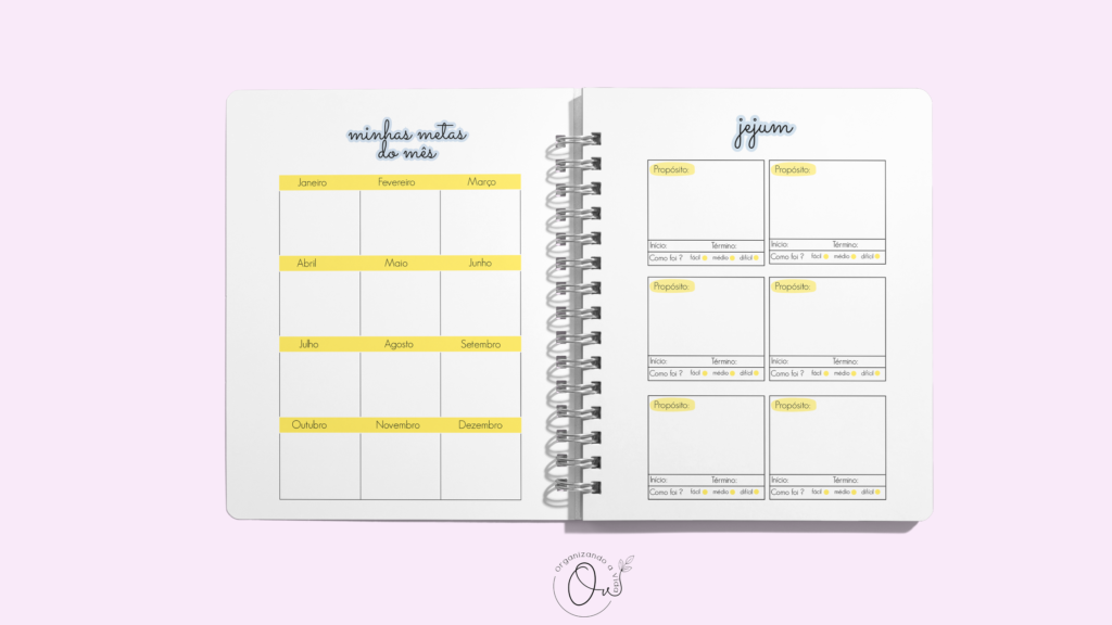 Planner devocional para imprimir PDF