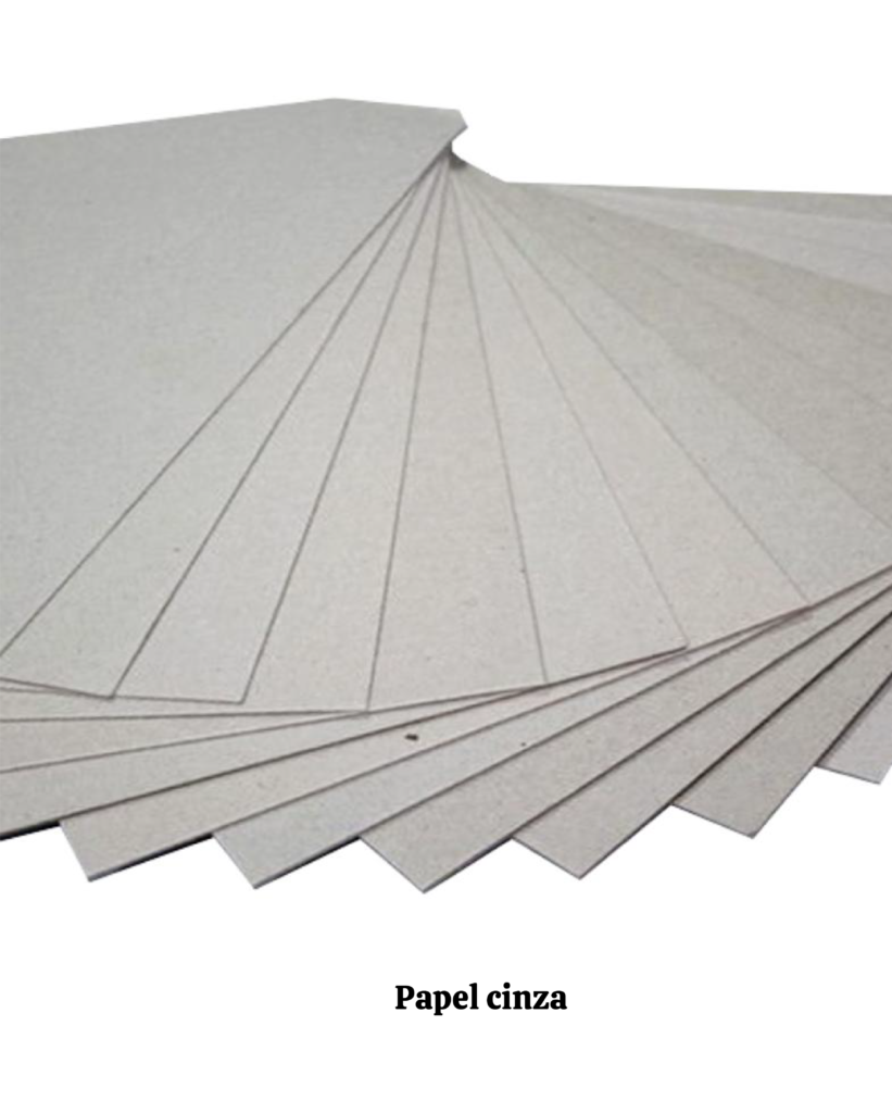 Papel papelão - tipos de de papel para encadernação 