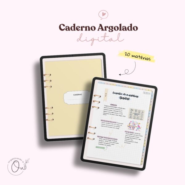 Caderno Digital - Argolado 20 matérias