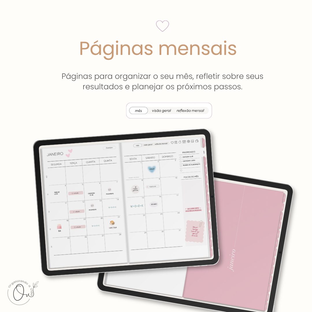 Planner Digital 2027 - Horizontal - Imagem 5