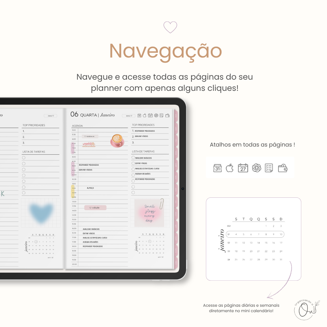 Planner Digital 2027 - Horizontal - Imagem 9